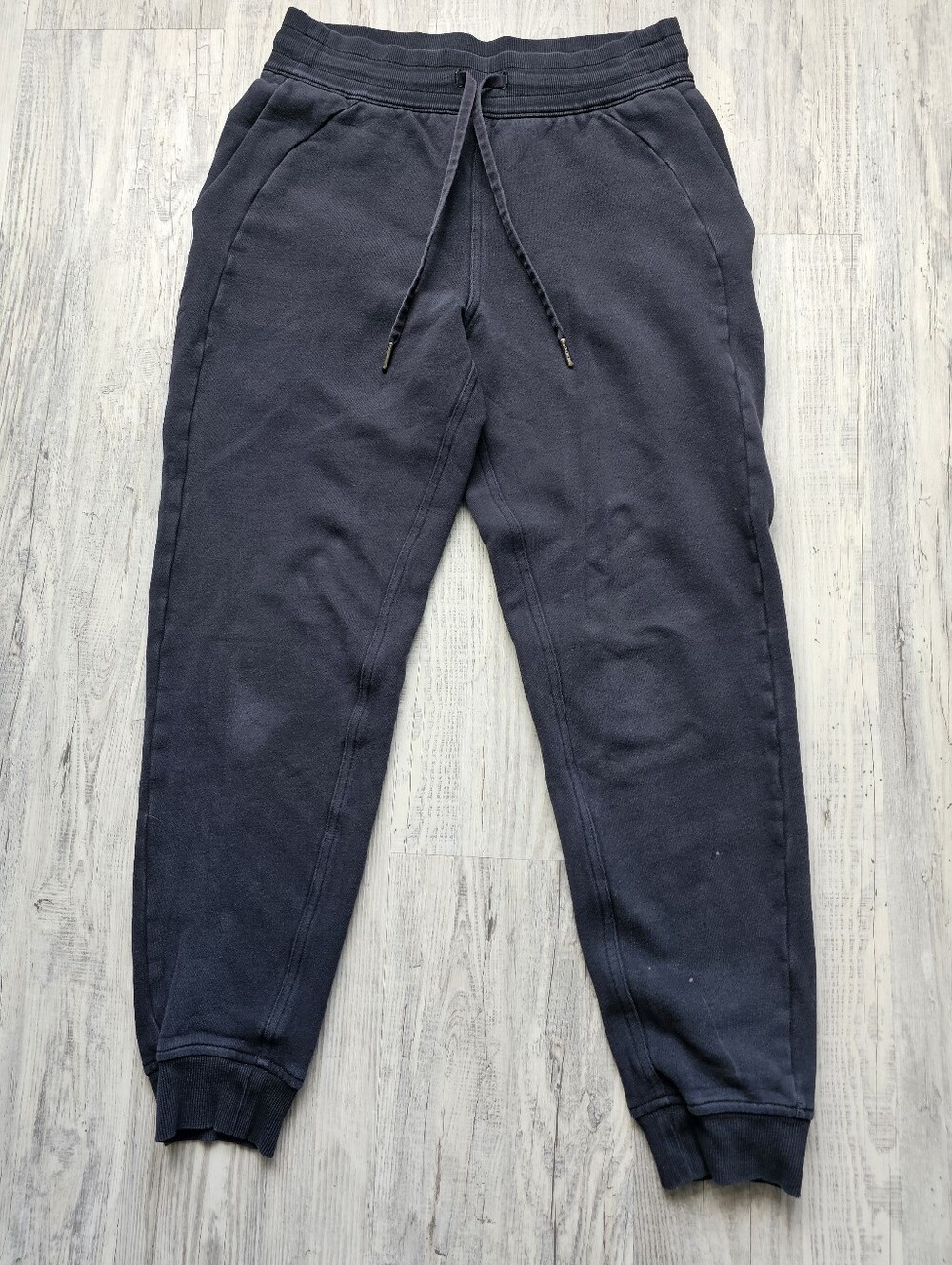Lululemon Jogger Sweatpants Black Size 6 Tapered Drawstring Athleisure